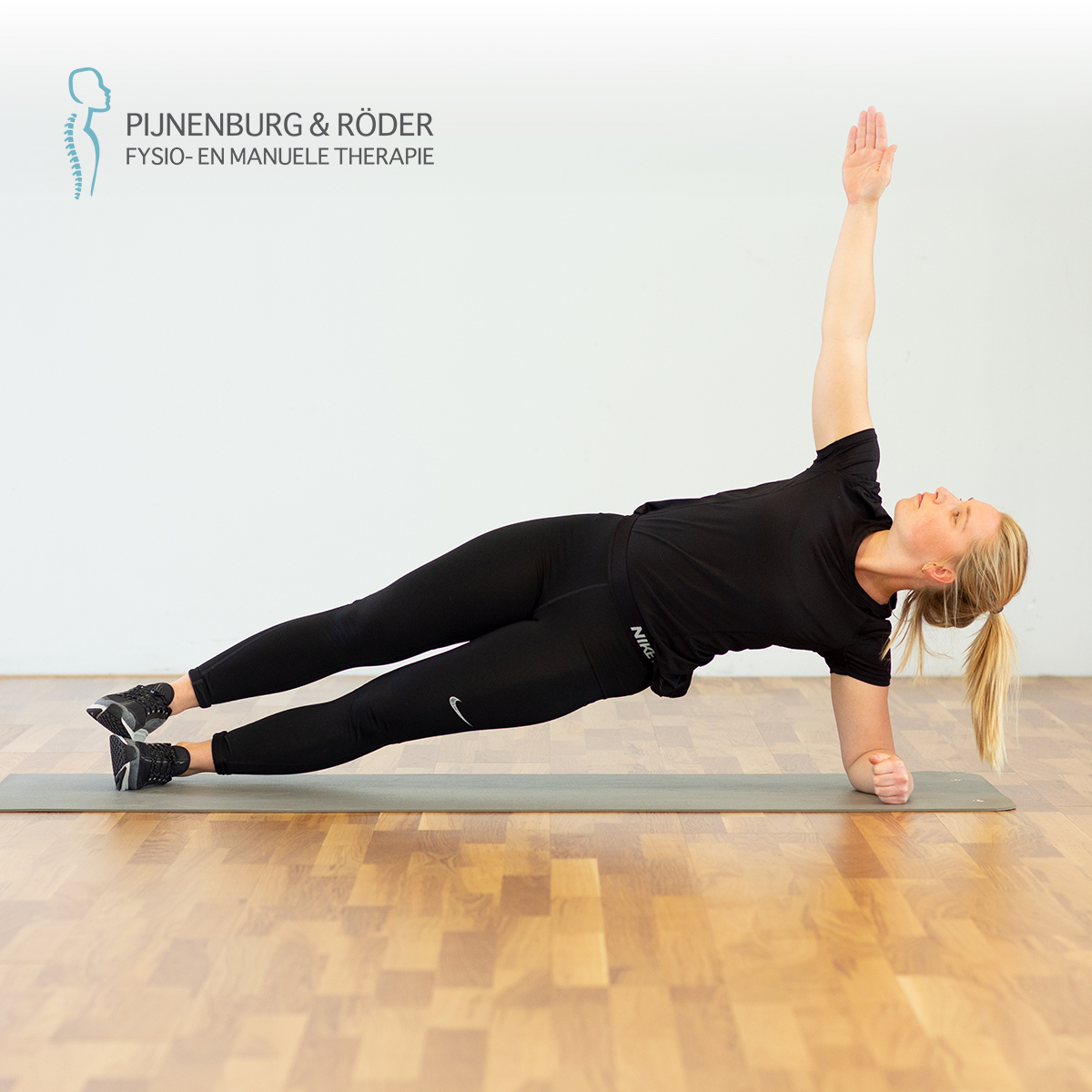 lage rug stabiliteit zijwaartse plank side plank