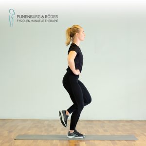 stabiliteit oefening knie single leg squat
